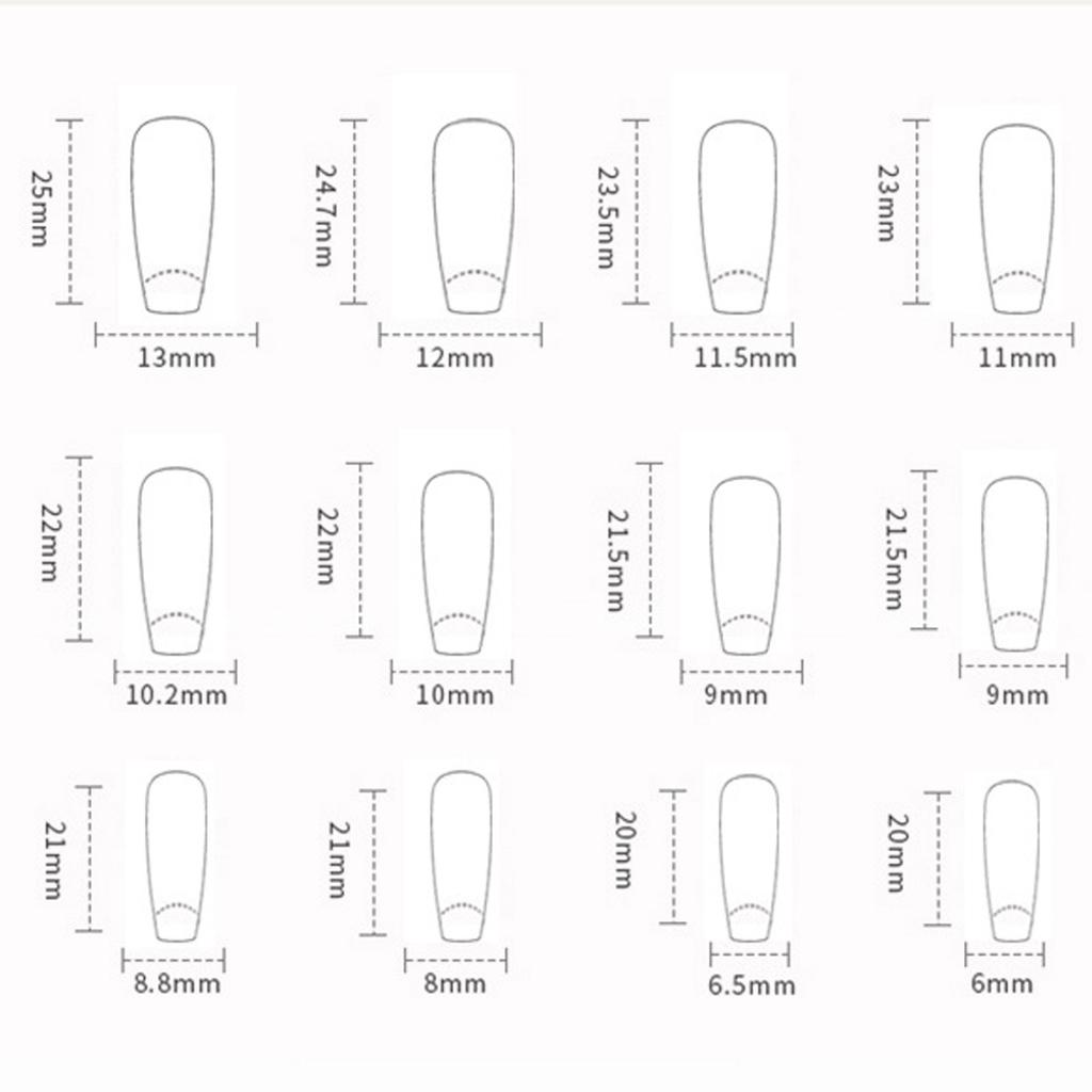 24 st Blommor Press-on Naglar Full Täckning Lösnaglar Floral Nagelkonst Manikyr Glansiga Konstgjorda Naglar Akryl Stick-on Naglar
