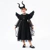 Kinder Halloween Kostüm Mädchen Engel Teufel Kleid Hexe Vampir Fee Party Outfit 3-8J