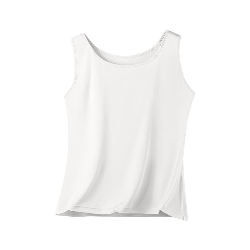 

Женская шелковая безрукавка Tangge с круглым вырезом и широкими бретелями XXL