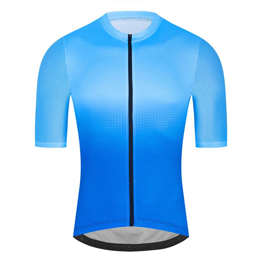 New Summer Cycling Clothes, Short-sleeved Tops, Mountain Road Bikes, Bicycles, Breathable and Fast-drying Sports, Short-sleeved Sportswear.