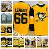 Pittsburgh Penguins NHL Hockey Maillot Sidney Crosby 87 Vêtements pour Fans Coton Uniforme de Glace Hommes Femmes