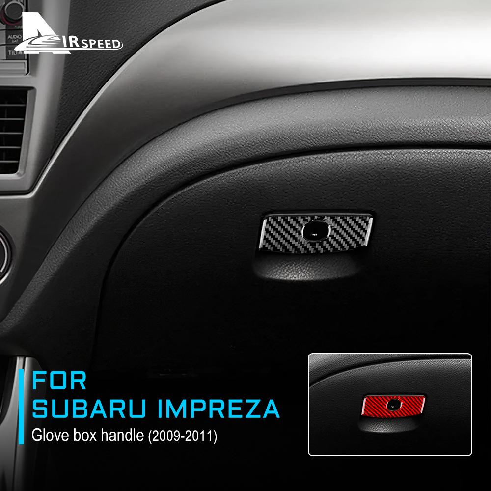Carbon Fiber Style Interior Sticker Trim for Subaru Impreza 2009 2010 2011Car Center Console Co-pilot Glove Box Interior Panel