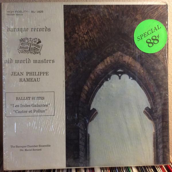 

Виниловая пластинка MARCEL BERNARD BAROQUE CHAMBER ENS Рамо Балетная сюита Грация т BU1825 BAROQUE RECORDS США Классическая Б/У