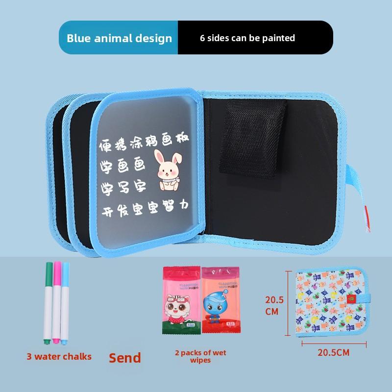 Children's Drawing Board Erasable Painting Book Coloring Water Chalk Cartoon Household Multi-functional Graffiti Drawing Board