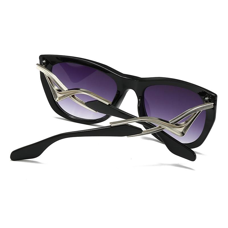 Foreign Trade  Popular Cat-Eye Metal Leg Women'S Sunglasses European And American Street Photography Ins Sunglasses