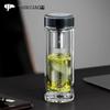 WANXIANG AV12L Silver Ion Antibacterial Double-Layer Glass Cup
