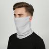 Summer Ice Silk Beanie for Men, Outdoor Cycling Sun Protection Face Mask, Breathable Ear-type Neck Cover, Fishing UV Protection Face Towel