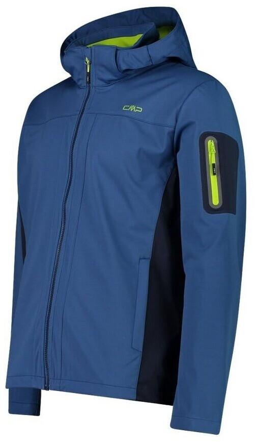 CMP Light Softshell Jacket with Detachable Hood (39A5027) Man Jacket Zip Hood (39A5027) Dusty Blue-b. Blue