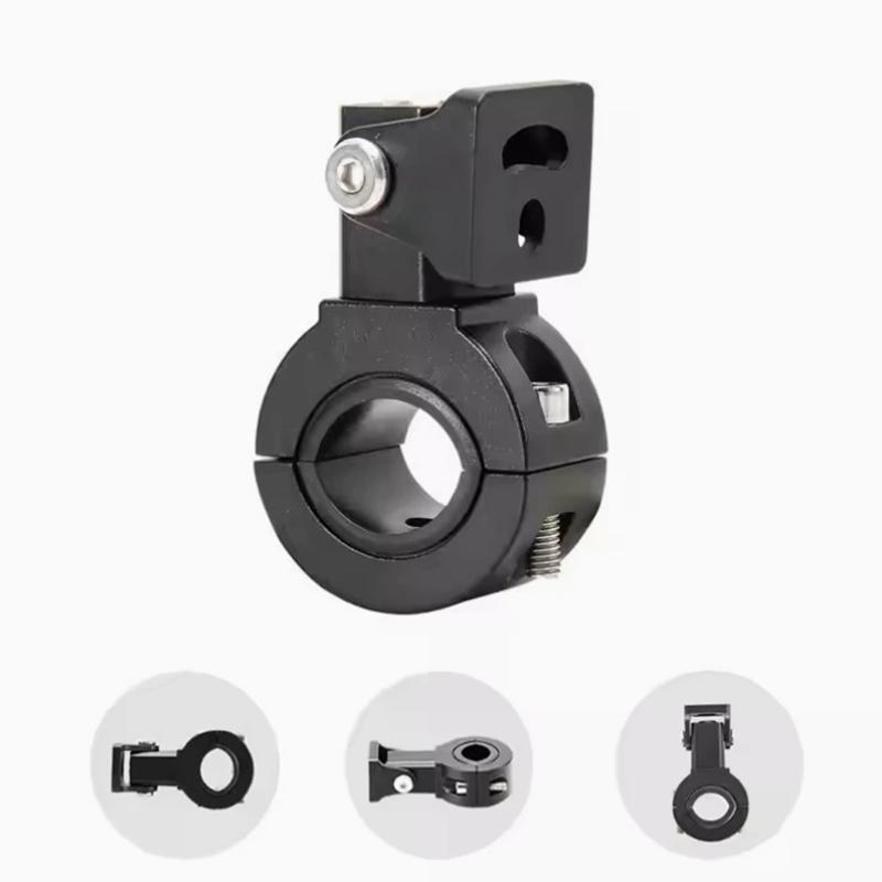 Universal Adjustable Motorcycle Headlight LED Spotlight Bracket Aluminum Mount Holder for Offroad Adventure Riding