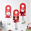 Xmas Cute Snowman Doorknob Hanger Hanging Pendant Christmas Ornament Door Decor