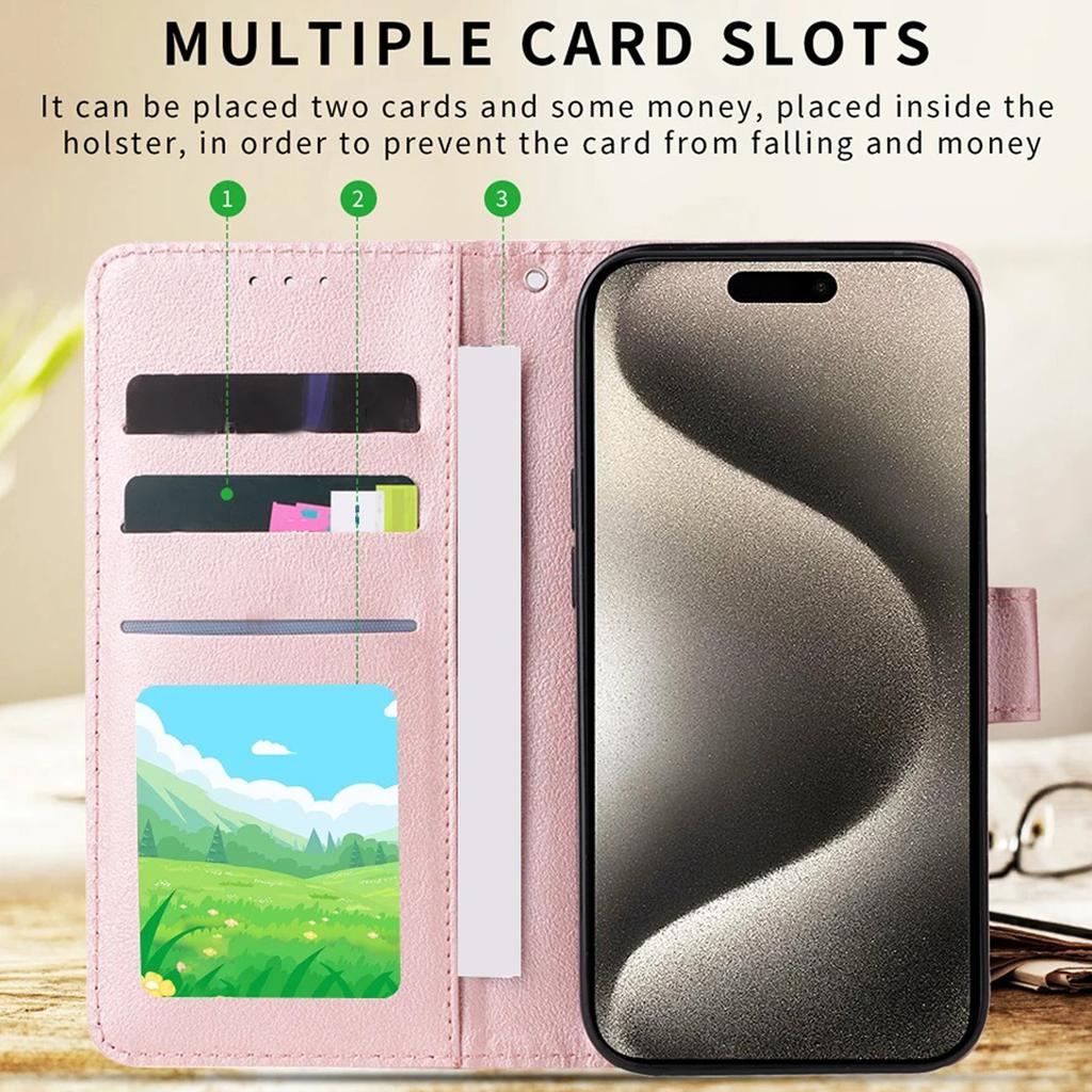 Magnetic Wallet Card Slot Photo Frame Kickstand Flip Leather Case For iPhone 15 Pro Max 14 Plus 13 12 11 XS XR SE 2022 8 7 Cover