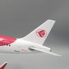 Hotel Decoration 47CM 1/135 Scale Airplane A330 Air Algerie Airways Aircraft Model With Light and Wheel Diecast Resin Aviation