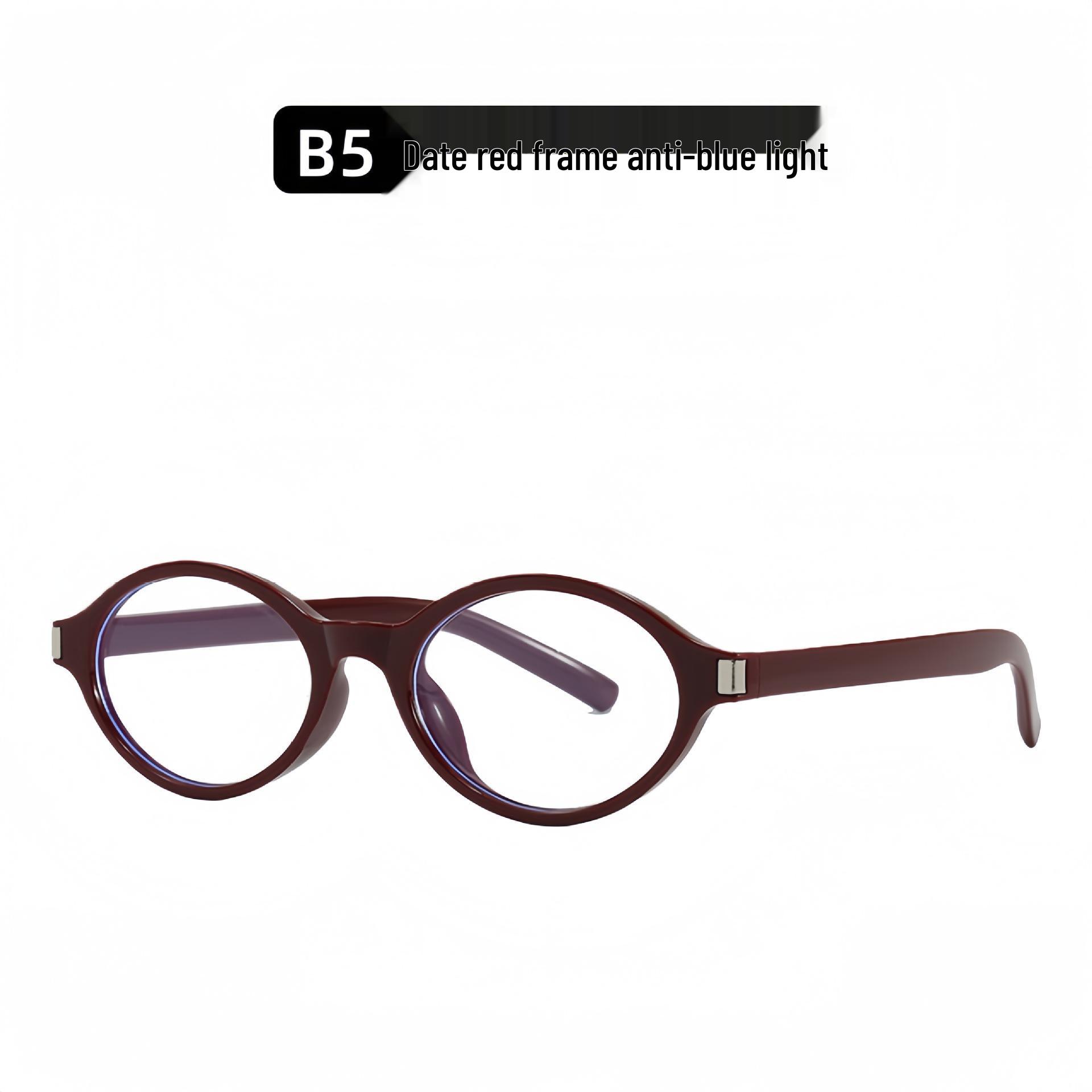 Oval Rice Nail Retro Fashion Sunglasses - Simple 2026 European & American Style for Women