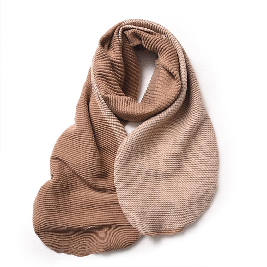 Women's Color Block Scarf Versatile Elegant Shawl Wrap for Fall Winter Everyday Wear