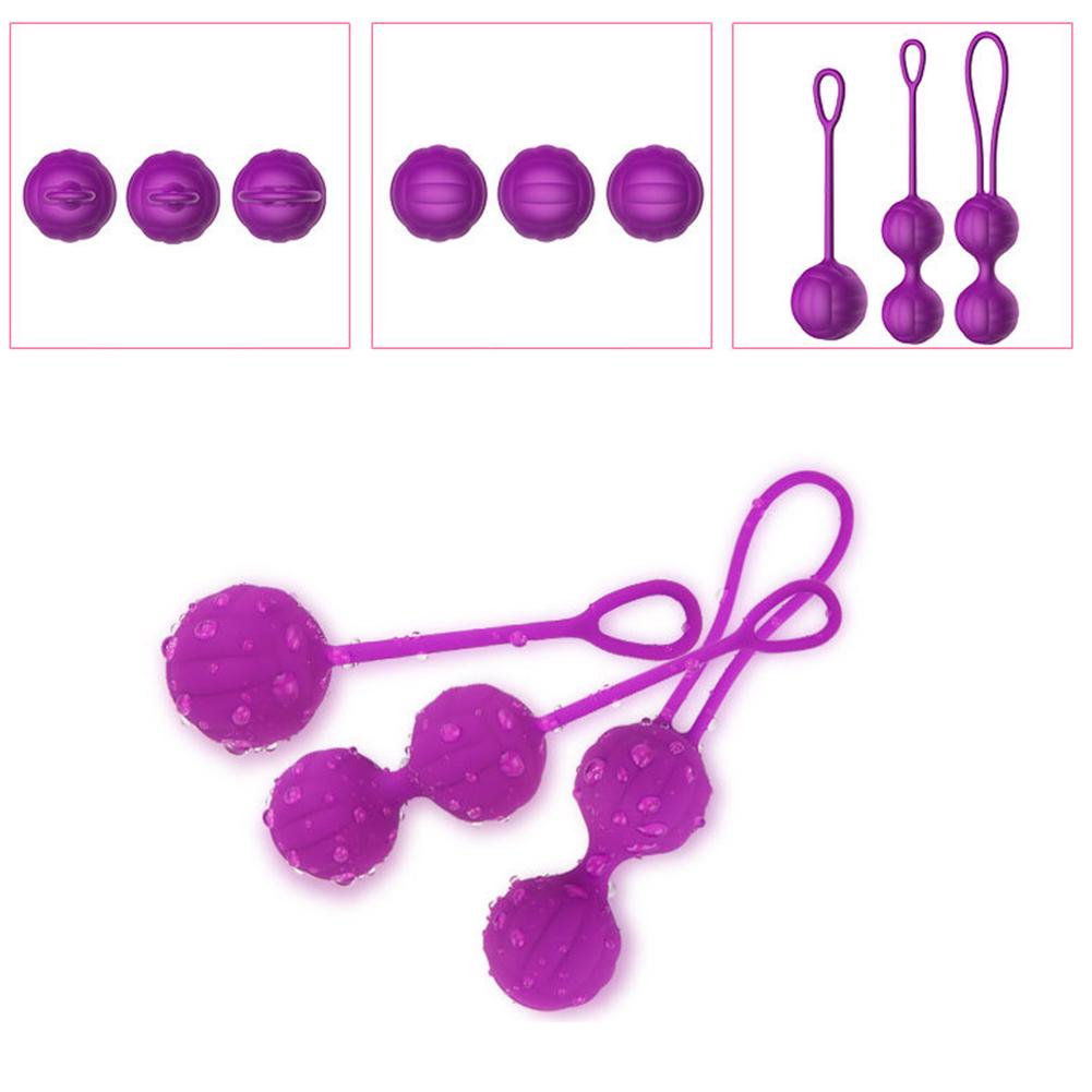 3 PCS Kegel Exerciser Balls for Pelvic Floor Exercises & Tightening Women Bladder Control Kegel Train Ball
