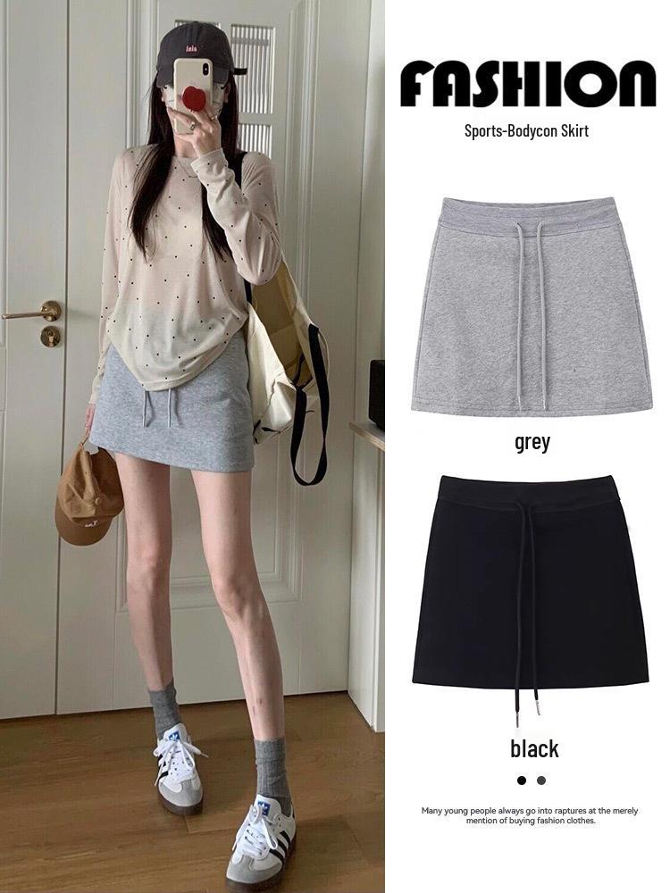 Spicy Girl High-Waisted A-Line Sports Skirt - Summer 2026 Arrival