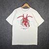 Vintage Anatomy Shirt Mens Large White 90s Heart Artery Blood Science Surgery Unisex T-Shirt