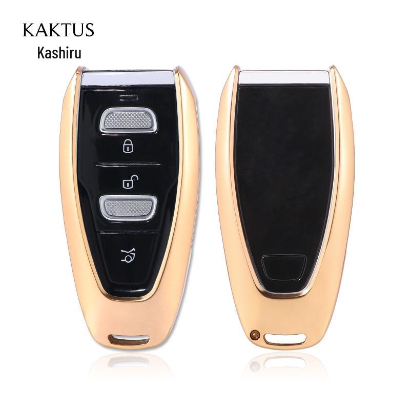 KAKTUS Cashu Car Key Case for Aston Martin DBX - Protective Shell Cover with Buckle