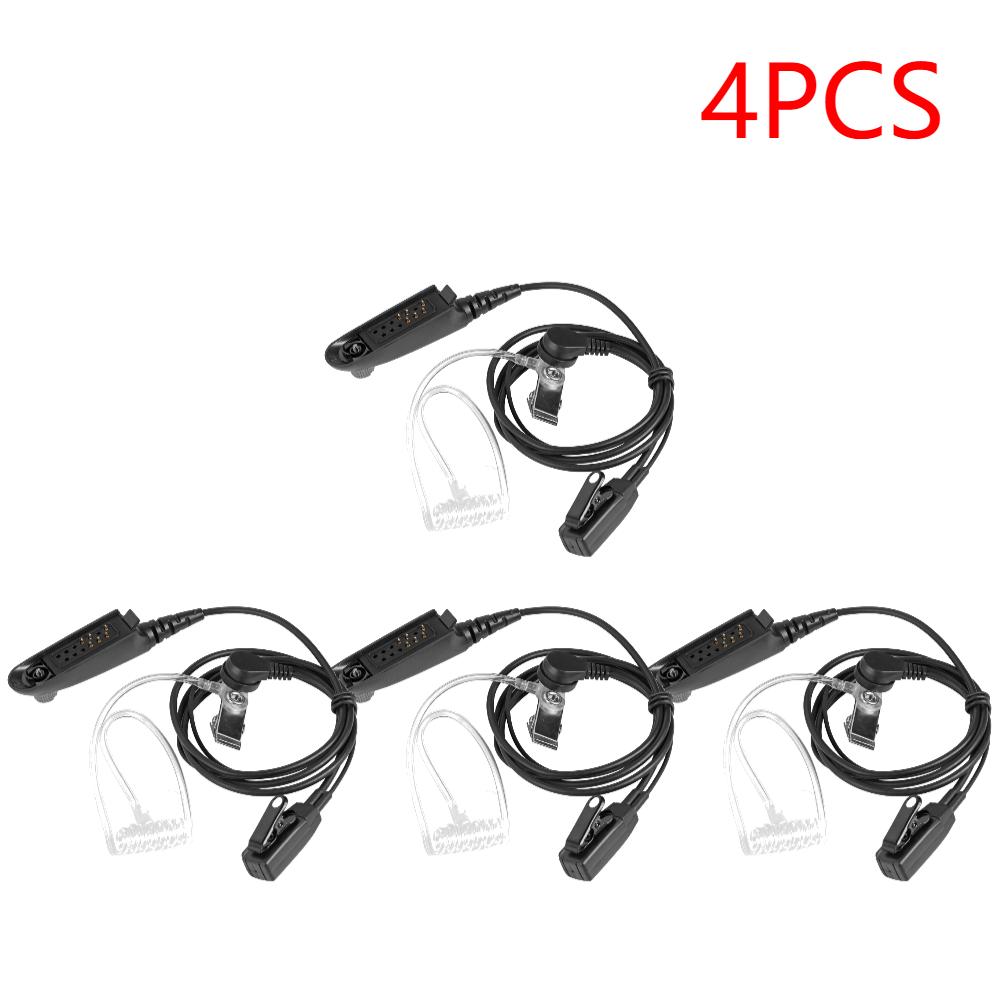 PTT MIC Headset Covert Acoustic Tube In-ear Earpiece Mic Microphone Earphone Earbud Headset For Motorola GP380 GP340 GP328 Radio