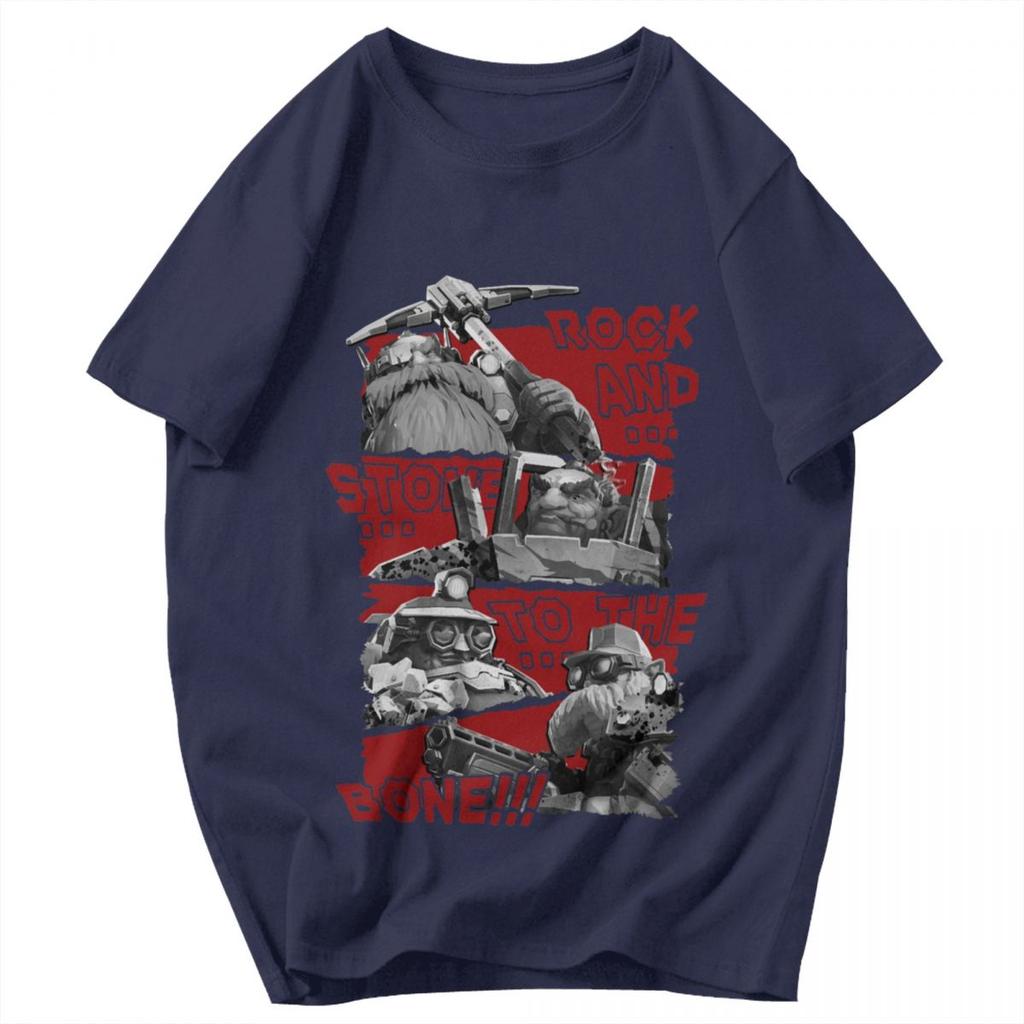 Men T Shirt Deep Rock Galactic Rock And Stone Gifts Idea Y2K Graphic Tees Unisex Clothing T Shirts