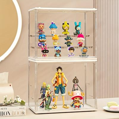 Acrylic Display Rack Transparent Ladder Anime Car Model Action Figures Display Cabinet Storage Box Doll Jewelry Sorting Box 2025