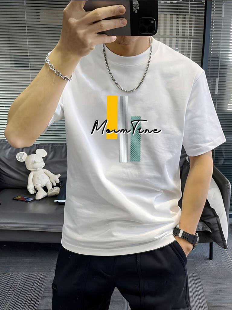 Men's Retro Pure Cotton Short-Sleeve T-Shirt - 100% Cotton