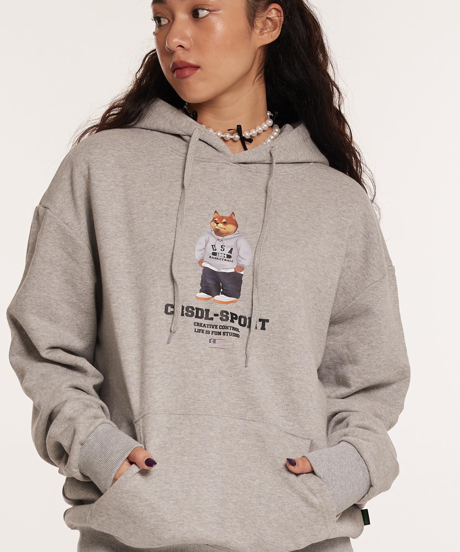 Cream Soda Lab Crsdel Sports Parku Hoodie Gray L