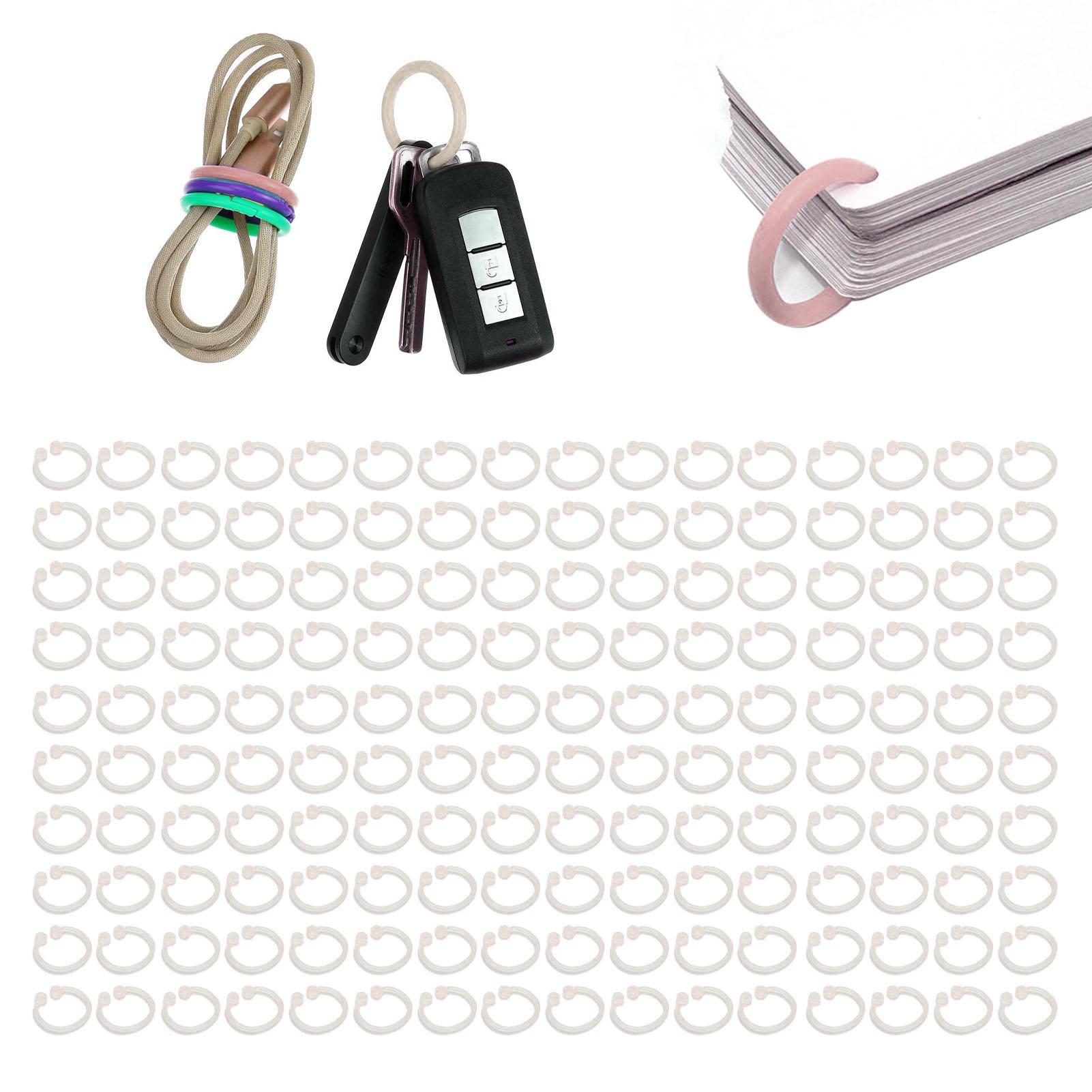 160Pcs    s PE Material Strong   Easy   Wide Application Book  s for Stationery Keys Document