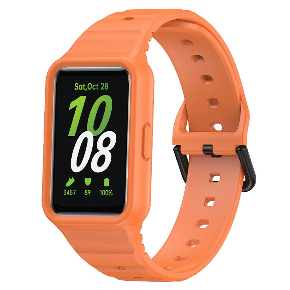 For Samsung Galaxy Fit3 Watch Bracelet Soft Silicone Integrated Strap Replacement