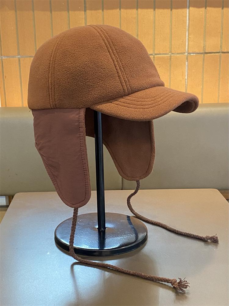Fleece Ear Protector Baseball Cap Men And Women Outdoor Cycling Warm Autumn Winter Lei Feng Hat Fashion Bomber Cap