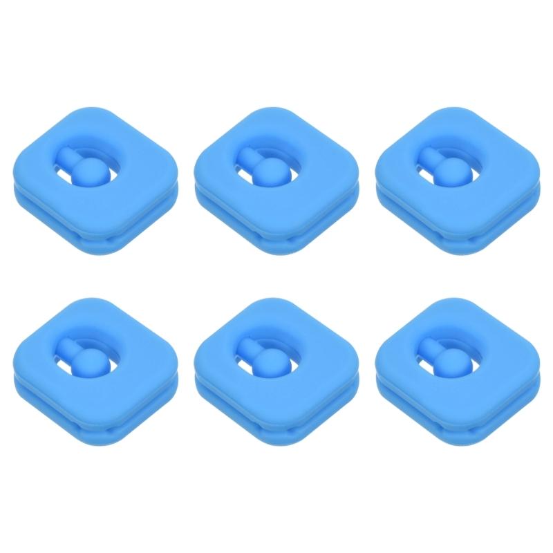 6Pcs Tennis Racket Dampener Tennis Shock Absorbers Soft Silicone Racket Dampener to Reduce Vibration Easy to Install