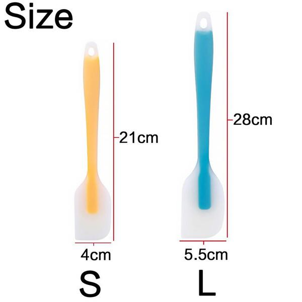 Narzędzia do pieczenia szpatułka Półprzezroczysta Mini silikonowa szpatułka Szpatułka do pieczenia krem Odporne na ciepło przybory kuchenne skrobak Dekorator