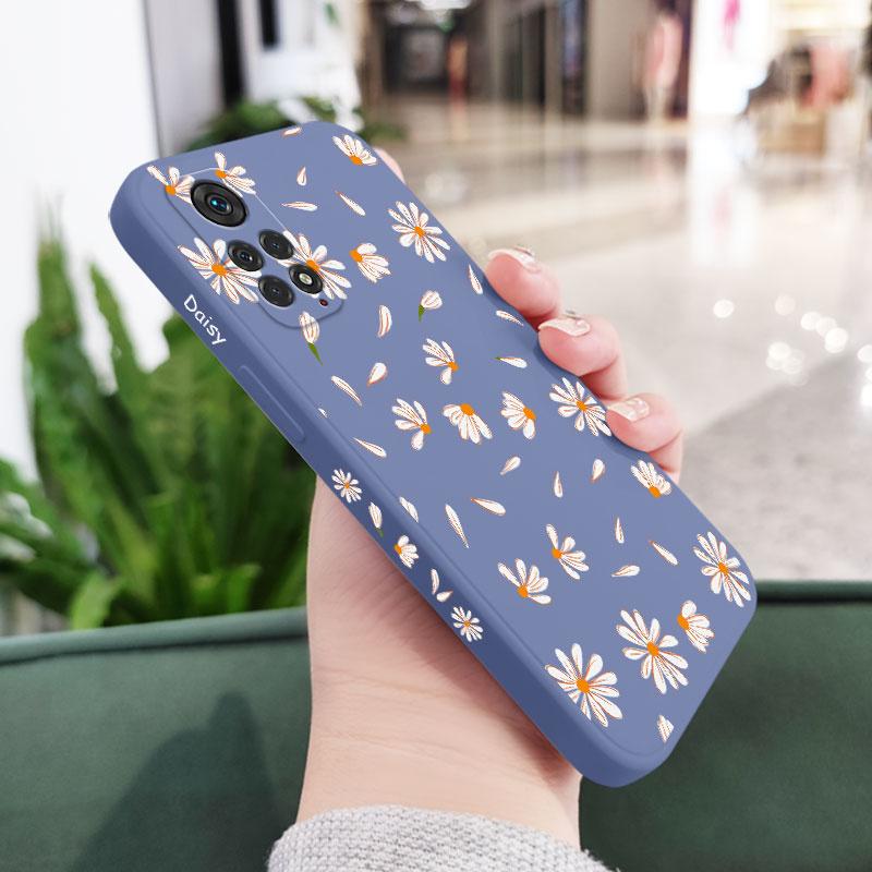 Daisies Fly Phone Case For Xiaomi Redmi Note 14 13 12 12S 11 11S 10 10A 10T 10S 9T 9 8 7 A1 Pro Plus 10C 4G 5G Silicone Cover