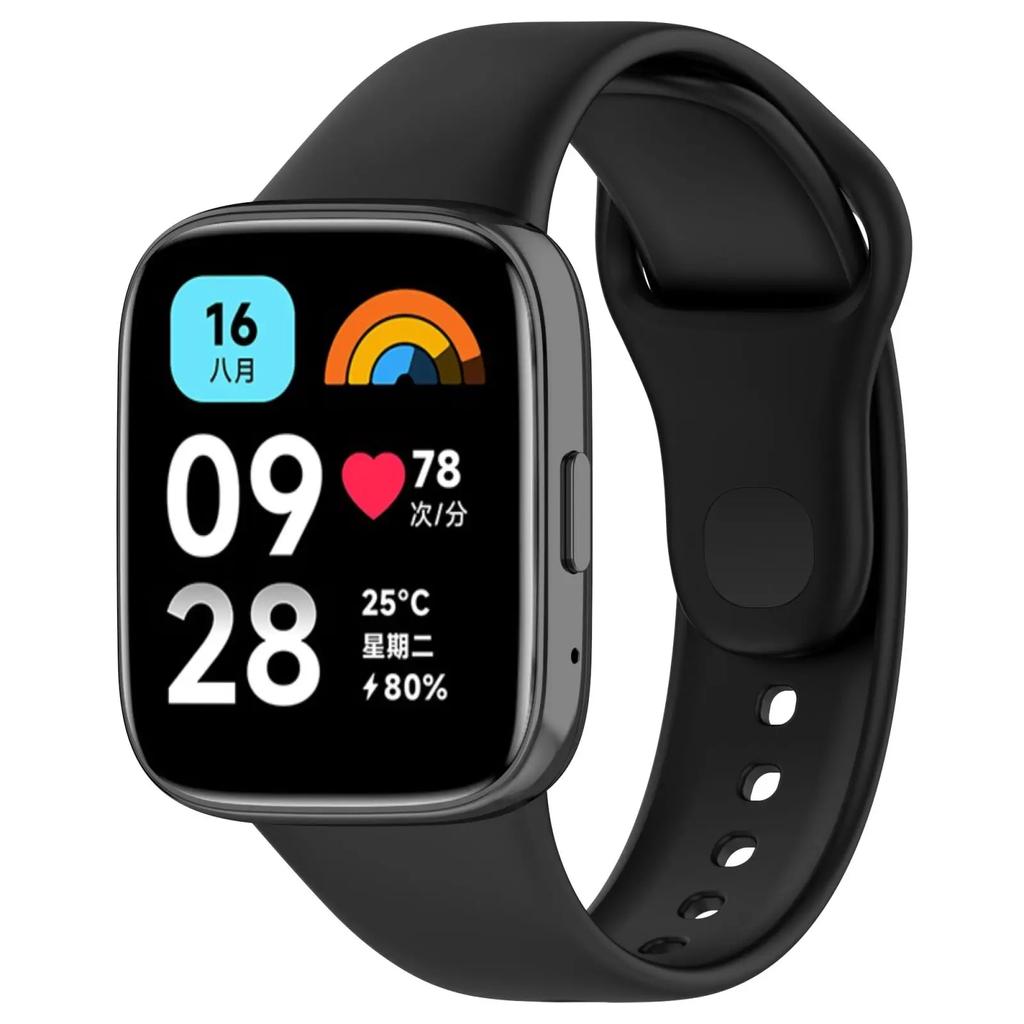 Strap for the Xiaomi Redmi Watch 3 3 Active 3 Lite Silicone Strap Bracelet Replacement Wristband Accessories Belt Correa