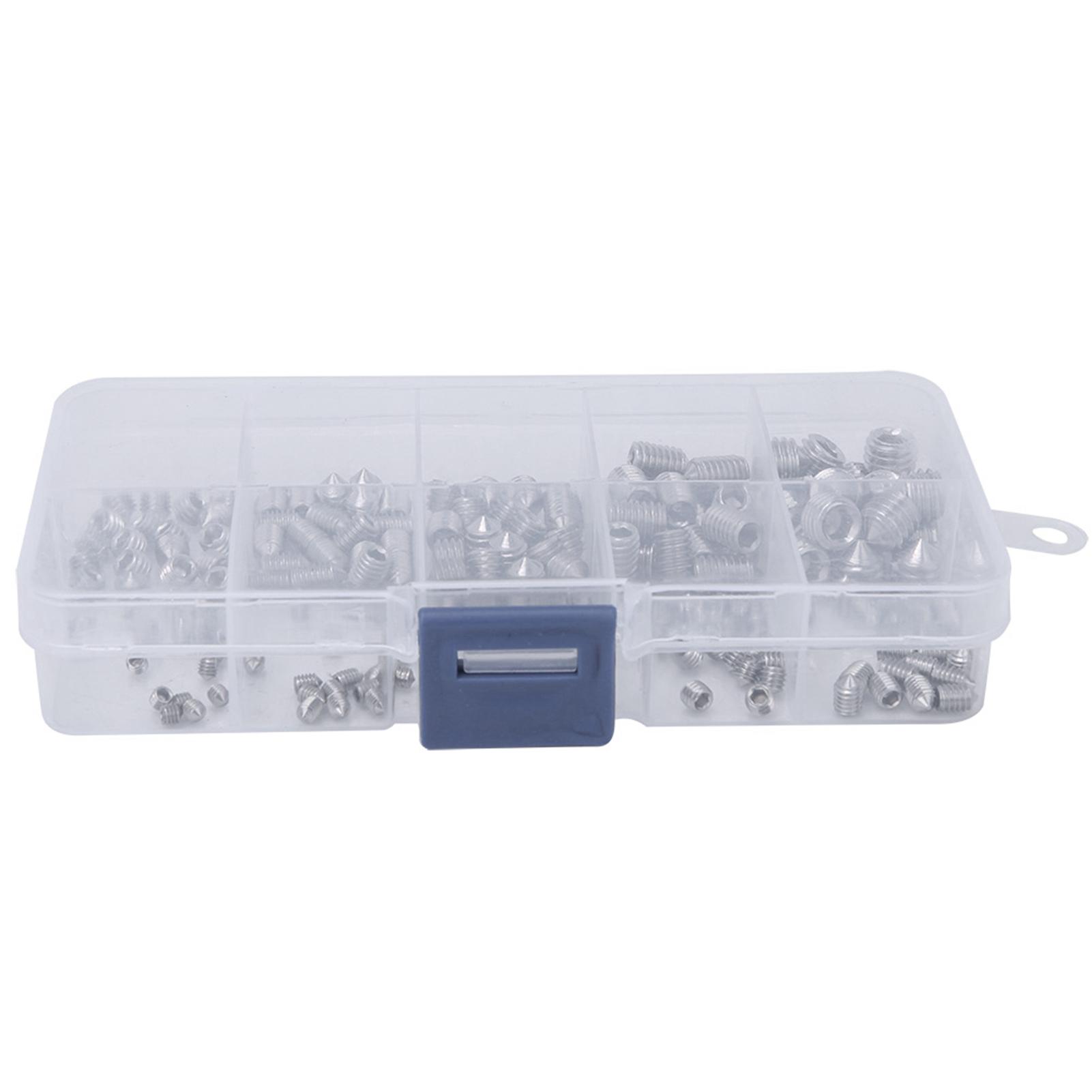 

Stainless Steel Grub Screw Grub Screw Cone Point Hex Socket Stainless Steel for Accuracy Instruments M3/M4/M5/M6/M8