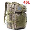 Zaini Tattici da 30/50L per Uomo Escursionismo Outdoor Sopravvivenza Borse Pacco d'Assalto 3P Pacco EDC Molle per Trekking Caccia Borsa