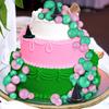 44pcs Witch Cake Toppers Set, Witch Hat & Broom Cupcake Decorations, Green Pink Balloons for Halloween Birthday Cake Decor