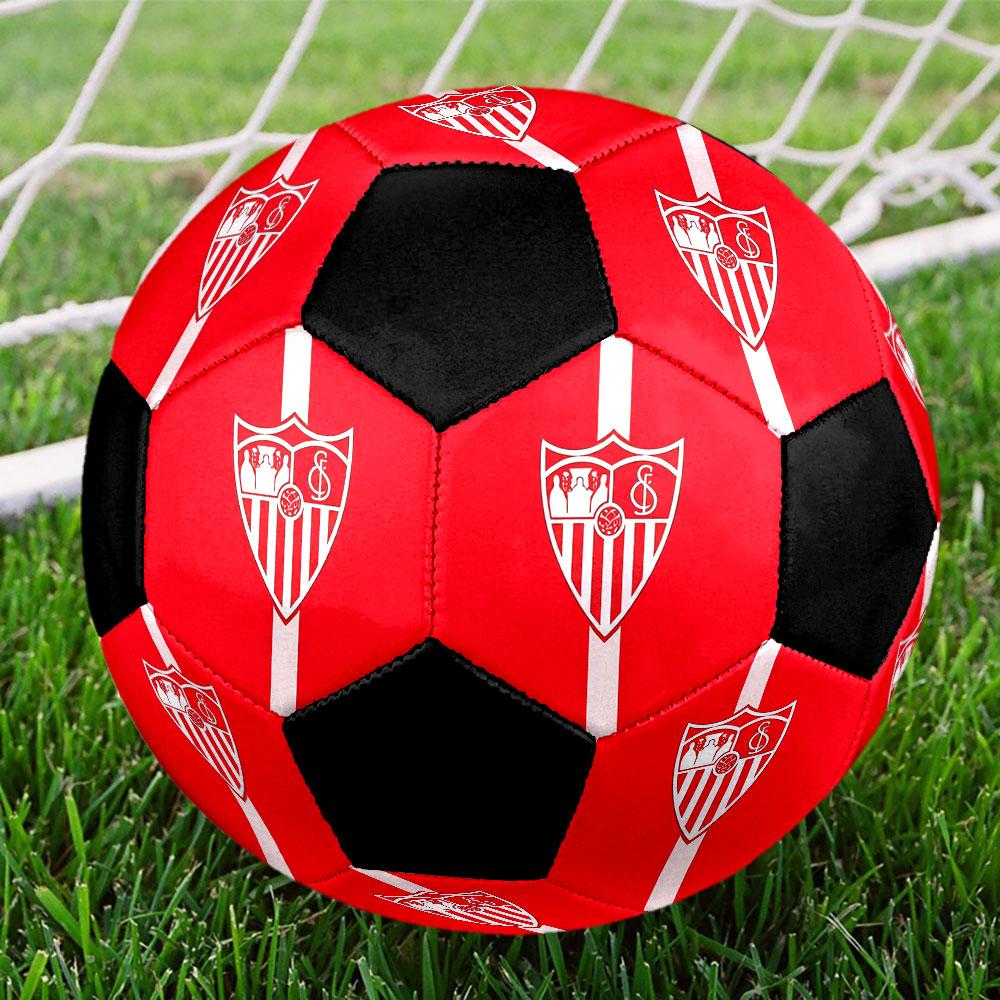 1 PZ poster Sevilla FC formato 5 pallone da calcio PrahaPallone da calcio Indoor Colorato Per Tutte le Età Cucito a Macchina PVC Pronto per la Competizione Durevole Alto Rimbalzo