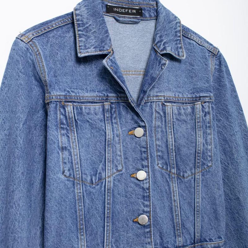 Kaslead New Arrival Women's Clothing Fashion Style Fashion Minimalist Casual Denim Jumpsuit 1879227