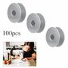 100Pcs Bobbin High Quality Aluminium Oxide Sewing Embroidery Machine Accessories