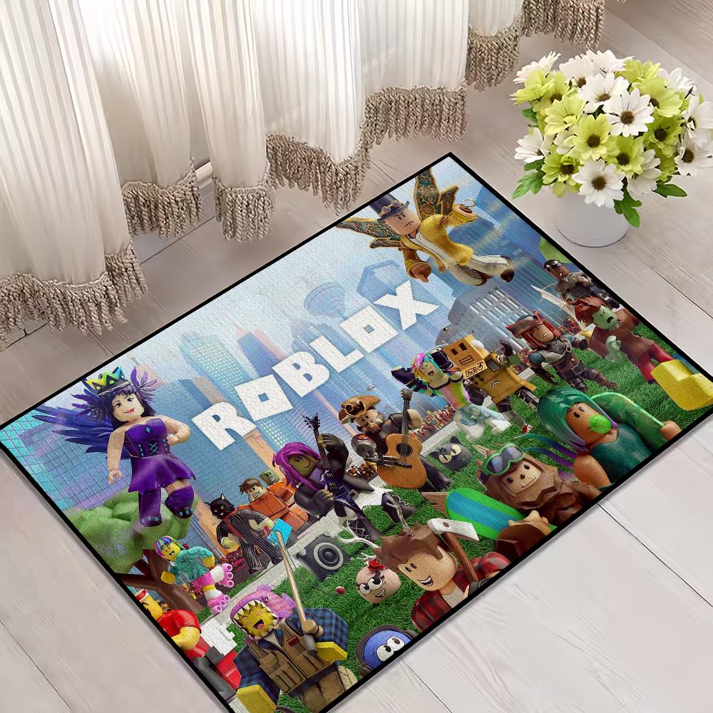 Hor Game R-Robloxs Chladný Malý Koberec Pro Dekoraci Domu Ložnice Kuchyně Koupelny Super Absorpční Předložka Koberec Noha Protiskluzový