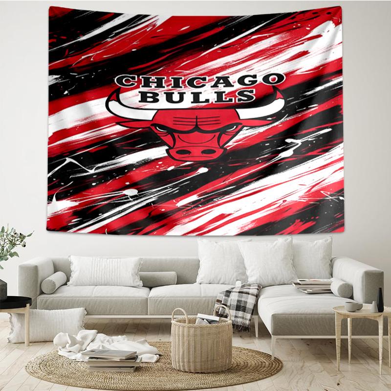 1PC Bull Basketball Artwork Tapestry Accessories Playroom Tapestry, for Bedroom,Livingroom, dormitory Room Wall Decor Fan Birthday Gifts