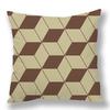 Colored Plaid Geometric Pillow Cover Contrasting Color Creative Pillow Cover Quilt Cover Premium Durable Quality