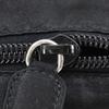 PRADA Pochette Shoulder Bag B7879 NERO black Satin Women Used