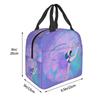 Dance Rhythmic Gymnastics Insulated Lunch Bag for Women Resuable Cooler Thermal Lunch Box Beach Camping Travel