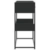 Vidaxl Console Table, Black, 90X35X80 Cm, Wood-Based Material