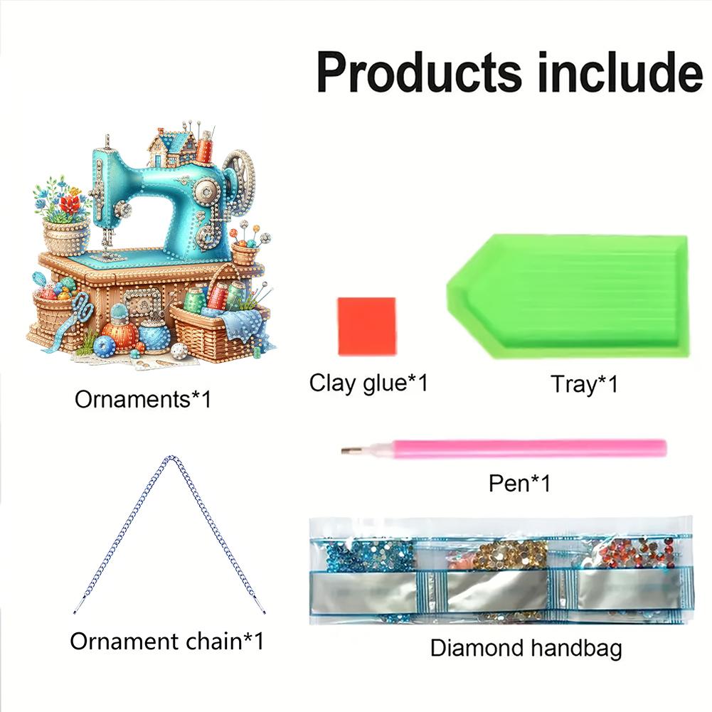Acryl 2D Flach DIY Sonderform Strass Diamantkunst Fensteranhänger Diamantmalerei Set Fensterhängekunst für Heimdekoration