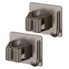 2Pcs Rust-Proof Wall Mounted Broom Stand Space Saving Mop Storage Clamp Mop Clip Rack  Household