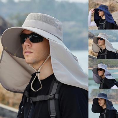 Fishing Men Hat Hiking Neck Cover Outdoor Sun Protection