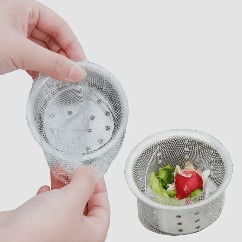 Disposable Sink Drain Filter Bag for Kitchen Anti-Blocking
